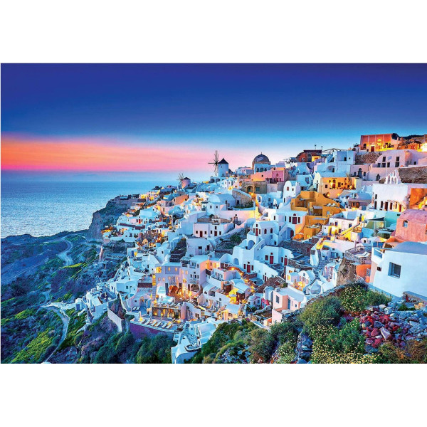 Puzzle - Santorin - Paysage - Grèce - 1500 pièces - 85x60cm - Dès 14 ans - Educa