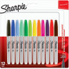 photo-12 marqueurs indélébiles - Permanent - Pointe fine - Assortiment - Sharpie