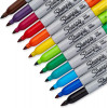 12 marqueurs indélébiles - Permanent - Pointe fine - Assortiment - Sharpie