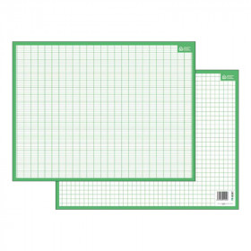 photo-Grande ardoise - Grands carreaux - Petits carreaux - 42 x 32 cm - Bouchut