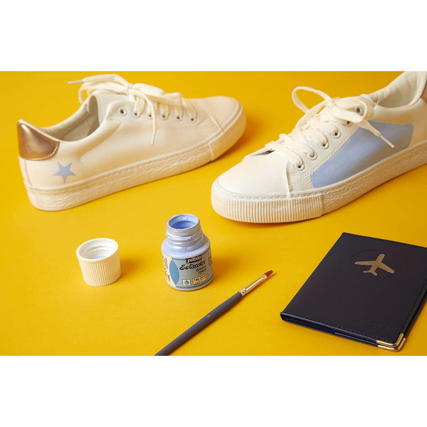 Pot de peinture pour tissu - Textile opaque - Blanc - Pébéo - Setacolor - 45ml