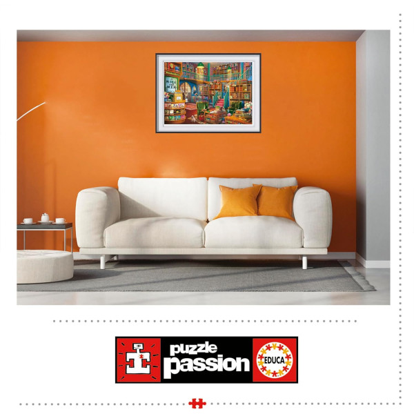 Puzzle - La librairie anglaise - 1000 pièces - 68x48cm - Dès 14 ans - Educa
