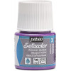 photo-Pot de peinture pour tissu - Textile opaque moiré - Améthyste - Pébéo - Setacolor - 45ml