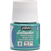 photo-Pot de peinture pour tissu - Textile opaque moiré - Turquoise - Pébéo - Setacolor - 45ml
