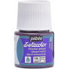 photo-Pot de peinture pour tissu - Textile opaque moiré - Prune - Pébéo - Setacolor - 45ml