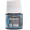 photo-Pot de peinture pour tissu - Textile opaque moiré - Noir de Jais - Pébéo - Setacolor - 45ml