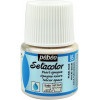 photo-Pot de peinture pour tissu - Textile opaque - Nacre bleu - Pébéo - Setacolor - 45ml