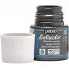 Pot de peinture pour tissu - Textile opaque moiré - Noir - Pébéo - Setacolor - 45ml