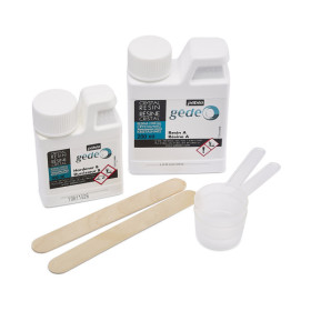 Kit pour résine cristal - Résine époxy - Pébéo Cristal - Moulage - Coulage - 300ml