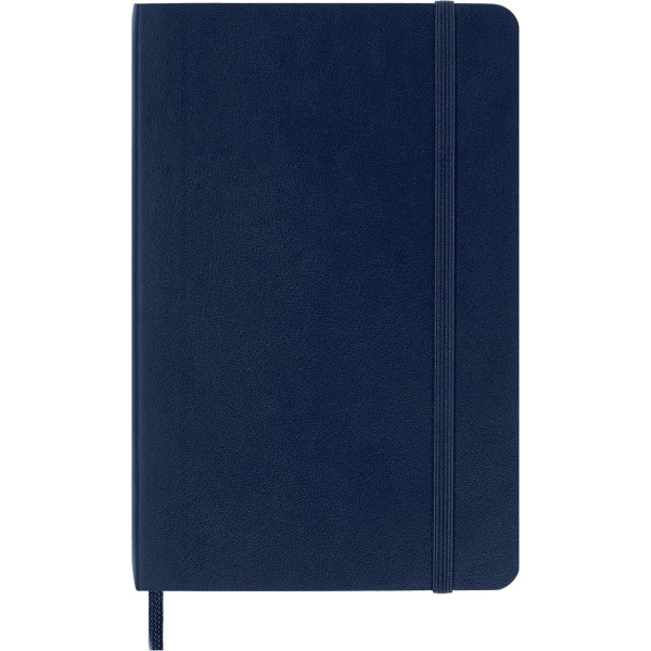 Carnet - 9x14cm - Bleu - 192 pages lignées - Couverture souple - Moleskine