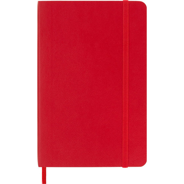 Carnet - 9x14cm - Rouge - 192 pages blanches - Couverture souple - Moleskine