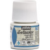 photo-Pot de peinture pour tissu - Effet daim - Blanc antique - Pébéo - Setacolor - 45ml