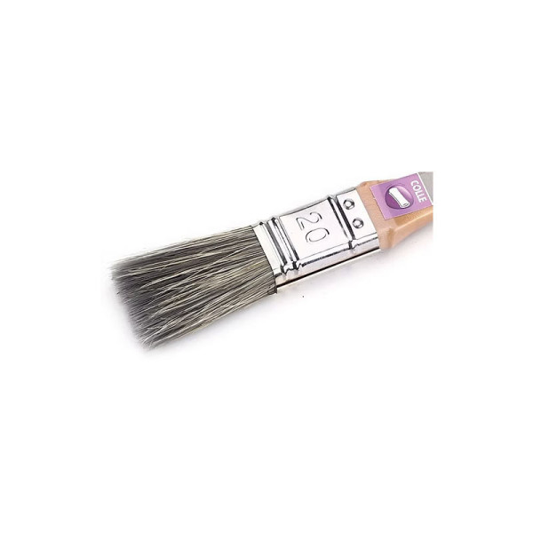 Pinceau - Plat - N°20 - Pour colle - Poils synthétiques - Manche bois - AMT
