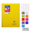 Cahier - A4 (21x29,7cm) - Grands carreaux - 160 pages - couverture en polypro - à spirale - Clairefontaine - Koverbook