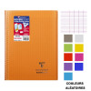 Cahier - A4 (21x29,7cm) - Grands carreaux - 160 pages - couverture en polypro - à spirale - Clairefontaine - Koverbook