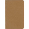 3 carnets - 9x14cm - Kraft - 80 pages blanches - Couverture souple - Moleskine