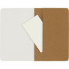 3 carnets - 9x14cm - Kraft - 80 pages blanches - Couverture souple - Moleskine