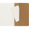 3 carnets - 19x25cm - Kraft - 120 pages blanches - Couverture souple - Moleskine