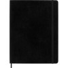 Carnet - 19x25cm - Noir - 192 pages lignées - Couverture souple - Moleskine