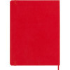 Carnet - 19x25cm - Rouge - 192 pages blanches - Couverture souple - Moleskine