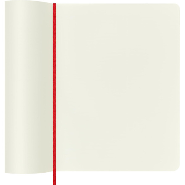 Carnet - 19x25cm - Rouge - 192 pages blanches - Couverture souple - Moleskine