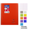 Cahier - A4 (21x29,7cm) - Petits carreaux - 160 pages - couverture en polypro - à spirale - Clairefontaine - Koverbook