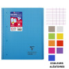 Cahier - A4 (21x29,7cm) - Petits carreaux - 160 pages - couverture en polypro - à spirale - Clairefontaine - Koverbook