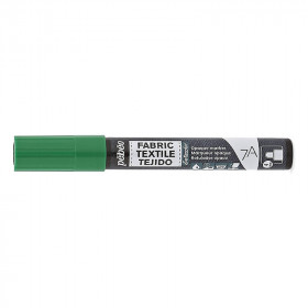 photo-Marqueur - Feutre - Textile - Vert foncé - Setacolor - Pébéo - Pointe ronde - 4 mm