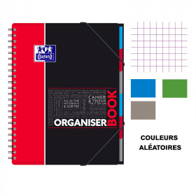 Cahier - A4 (21x29,7cm) - Petits carreaux - 160 pages - couverture en polypro - à spirale - Oxford | Artmania