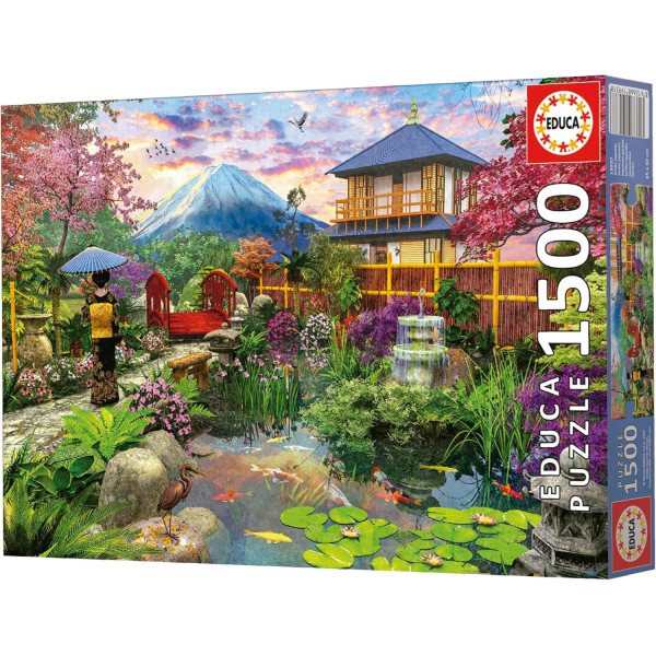 Puzzle - Le jardin japonais - 1500 pièces - 85x60cm - Dès 14 ans - Educa