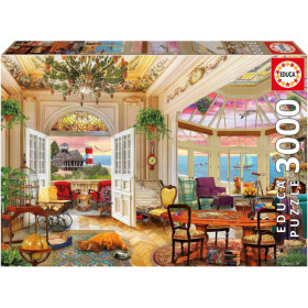 photo-Puzzle - Vue sur la côte - 3000 pièces - 120x85cm - Dès 14 ans - Educa