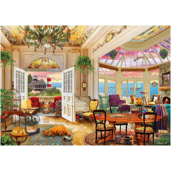 Puzzle - Vue sur la côte - 3000 pièces - 120x85cm - Dès 14 ans - Educa