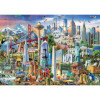 Puzzle - Les symboles des USA - 1500 pièces - 85x60cm - Dès 14 ans - Educa