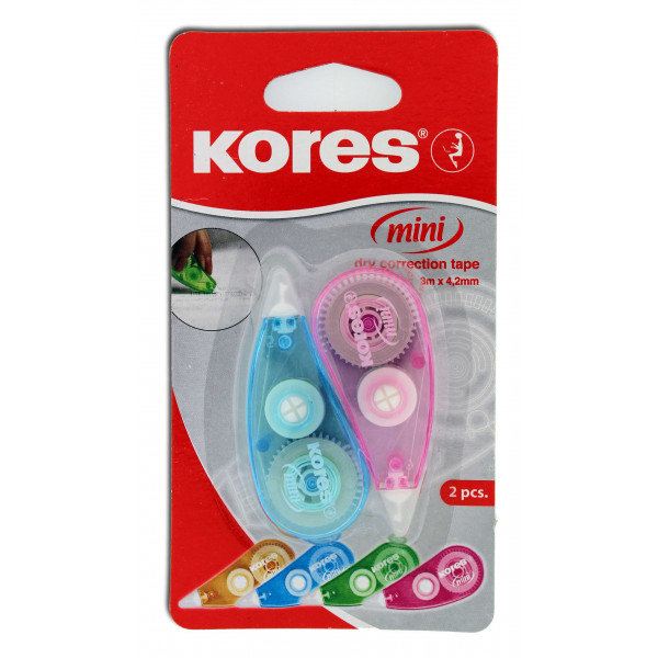 Lot de 2 mini souris de correction - Kores - 3m x 4,2mm