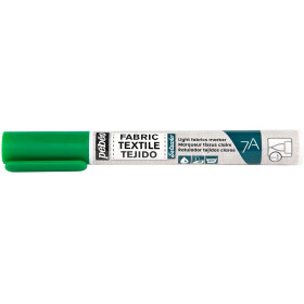 Marqueur - Feutre - Textile clair - Vert - Setacolor - Pébéo - Pointe pinceau - 1 mm