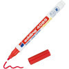 photo-Marqueur - Craie liquide - Rouge - Pointe ronde fine - Pour tableau noir, déco, verre - Edding 4085