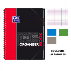 Cahier - A4 (21x29,7cm) - Grands carreaux - 160 pages - couverture en polypro - à spirale - Oxford - Artmania