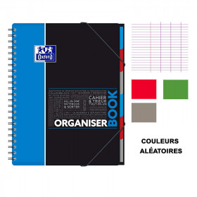 Cahier - A4 (21x29,7cm) - Grands carreaux - 160 pages - couverture en polypro - à spirale - Oxford
