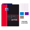 Cahier - A4 (21x29,7cm) - Grands carreaux - 160 pages - couverture en polypro - à spirale - Oxford | Artmania