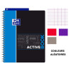 Cahier - A4 (21x29,7cm) - Grands carreaux - 160 pages - couverture en polypro - à spirale - Oxford