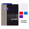 Cahier - A4 (21x29,7cm) - Grands carreaux - 160 pages - couverture en polypro - à spirale - Oxford