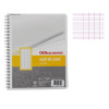 Cahier - A5 (14,8 x 21cm) - Grands carreaux - 80 pages - couverture en carton - à spirale - Artmania | Artmania
