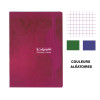 Cahier - A4 (21x29,7cm) - Petits carreaux - 96 pages - couverture en carton - sans spirale - Clairefontaine - Calligraphe