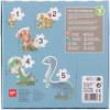 Puzzle - Educatif - Dès 2 ans - 5 modèles - Dinosaures - 1/2/3/4/5 pièces - Apli Kids