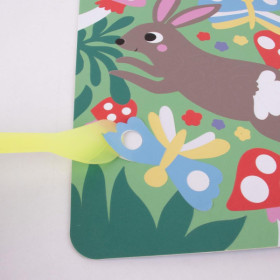 Jeu créatif - Coloriage à paillettes - 4 dessins + tubes de paillettes - Dès 5 ans - Apli Kids
