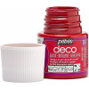 Peinture acrylique - Rouge brillant - Brillant - Pébéo - Déco - 45ml