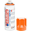 Bombe de peinture - Orange fluo - Acrylique - Permanent - Mat - Edding 5200