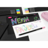 Crayons de couleur - 12 teintes pastel et néon - Résistant - Faber-Castell Black Edition