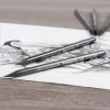 Coffret dessin - 15 pièces - Crayons graphite + bâtons graphite + accessoires - Cretacolor Silver Box