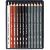 Coffret dessin - 12 pièces - Crayons de couleur + graphite - Cretacolor X Mega Drawing